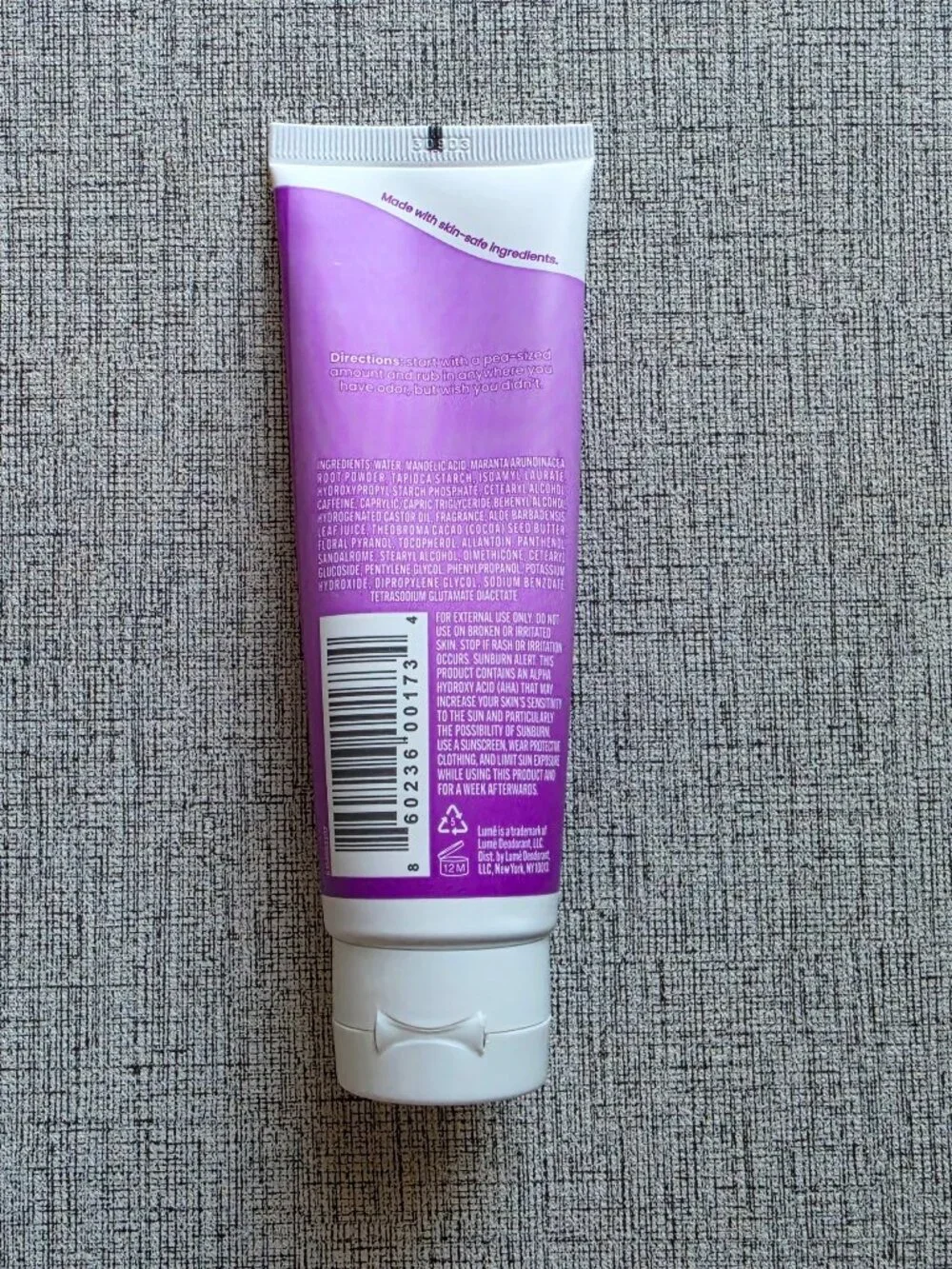 LUME LAVENDER SAGE Deodorant Tube New Sealed